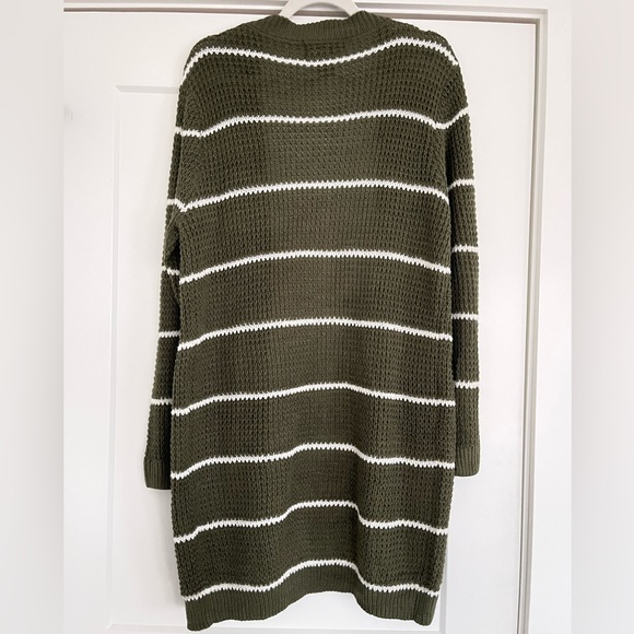 Olive Knit Cardigan - Picture 3 of 3